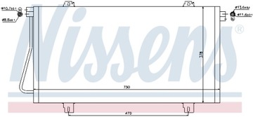 NISSENS CHLADIČ KLIMATIZACE NISSAN INTERSTAR 2,