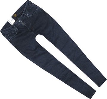LEE MALONE NIGHT SHADE jeansy rurki skinny W30 L34