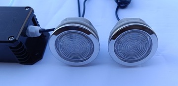 Светодиодный подводный светильник с контроллером и переключателем для гидромассажной ванны, 7 цветов