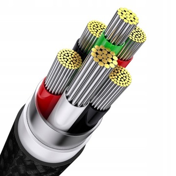 Кабель 3в1 USB — USB-C / iPhone Lightning / micro USB 1,2 м — черный