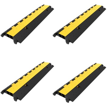 VEVOR Najazd Kablowy 4szt. 2-Kanałowy 100x25x5cm