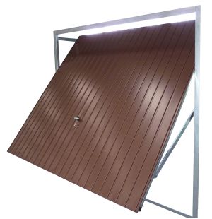 ГАРАЖНЫЕ ДВЕРИ LEGBUD UP-DOWN: 237X209 CM LEGBUD