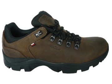 Wojas 9377-92 buty trekkingowe skórzane brązowe 41