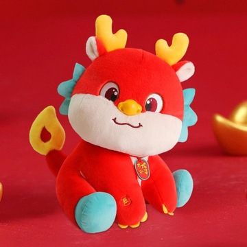 Китайский новогодний дракон, плюшевая игрушка, подарок на день рождения