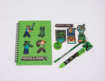 Zestaw szkolny midi 5 elementowy z kolekcji Minecraft
