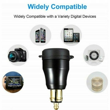 ЗАРЯДНОЕ УСТРОЙСТВО ДЛЯ МОТОЦИКЛА USB ИСТОЧНИК ПИТАНИЯ QC3.0 ТИП C