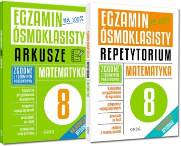 Egzamin ósmoklasisty MAT Repetytorium+arkusze GREG