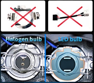 Светодиодная лампа H7 12V CANBUS CSP короткая Новинка 2шт