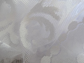 MG ШТОРА жаккардовая 31630 БЕЛАЯ высота 250см 0,5м