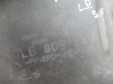 PODBĚH LEVÝ PŘEDNÍ VW TOUAREG 7L 7L6809961F