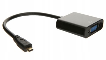 АДАПТЕР micro HDMI to VGA CONVERTER DSUB + SOUND