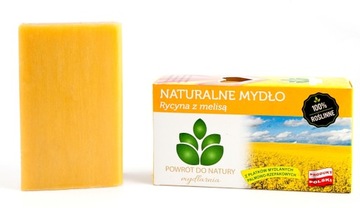 Naturalne Mydło Rycyna z Melisą Nawilżające, Vege