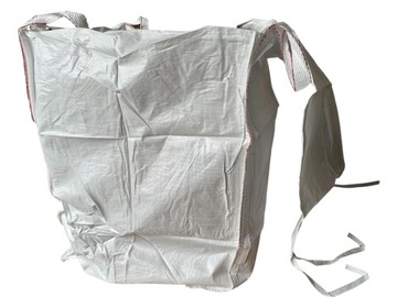 Worek Big Bag z klapą zamykany 90x90x120 cm klapa góra płaskie dno 1000kg