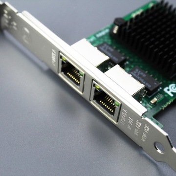 2-портовая сетевая карта Gigabit PCIe Ethernet, порт LAN RJ45 10/100/1000 Мбит/с