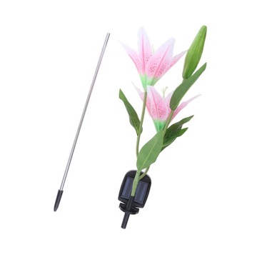 Zasilane energią słoneczną światła 2LED Lily
