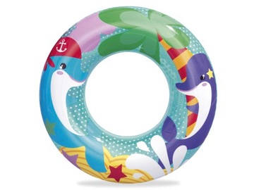 Bestway Надувной круг для плавания DELFIN 51c 36113