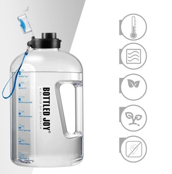 WATER JUG GALLON KANISTER 1,5L NIE PRZECIEKA KANISTER BUTELKA NA SIŁOWNIĘ