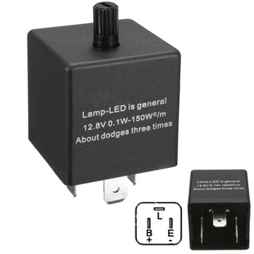 3 Pin regulowana częstotliwość Flashers motocykl s