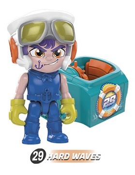 Гоночный автомобиль T-RACERS IV GLOWRACE, 8 пакетиков