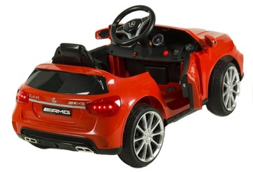 Auto Na Akumulator MERCEDES GLA 45 4 silniki EVA 4x4 Tablice 12v USB LED