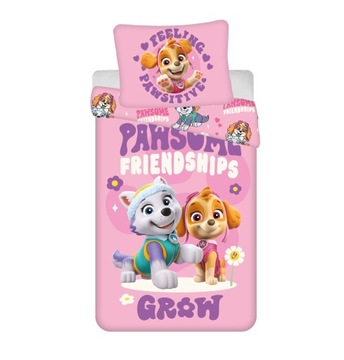 POŚCIEL Psi Patrol Pieski Paw 140x200 Bajka Różowa dla dziewczynki