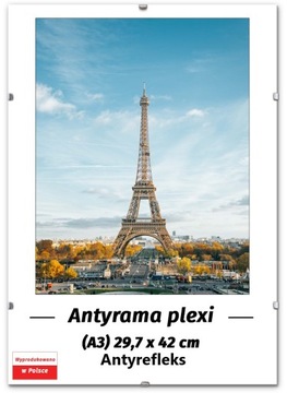 ANTYRAMA A3 29,7x42 ANTYREFLEKS RAMKA 42x29,7