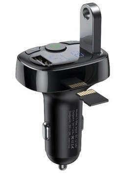 FM-передатчик Bluetooth, зарядное устройство MP3, 2 порта USB BASEUS