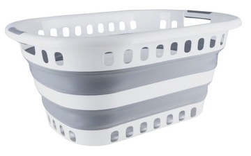 БОЛЬШАЯ КОРЗИНА ДЛЯ БЕЛЬЯ, СКЛАДНАЯ СИЛИКОНОВАЯ ЧАША