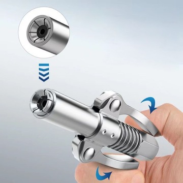 САМОБЛОКИРУЮЩАЯСЯ НАСАДКА ДЛЯ СМАЗКИ 10000 PSI HD «6 запирающихся замков»