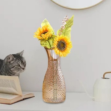 Цветочный горшок, Ваза, Стеклянная ваза, Растения, Янтарный стол