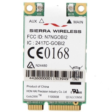 Modem WWAN QUALCOMM GOBI 2000 CDMA, EDGE, GPRS,GSM