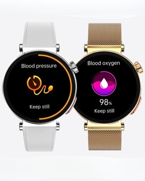 SMARTWATCH ZEGAREK DAMSKI KARDIOWATCH EKG CUKIER HRV PPG CIŚNIENIE MENU PL