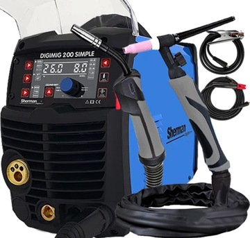 MIGOMAT SHERMAN 200A PAMIĘĆ 230V MIG TIG 3W1 MMA
