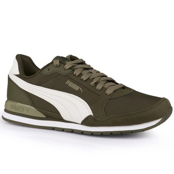 Buty męskie sportowe Puma ST RUNNER v3 NL GREEN WHITE 38485719