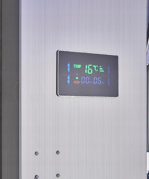 Светодиодная душевая панель Silver SPA с тропическим душем с гидромассажем и водопадом