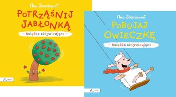 Potrząśnij jabłonką + Pobujaj owieczkę / 2 książki aktywizujące