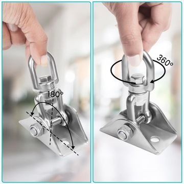 ПОТОЛОЧНЫЙ КРЮК ДЛЯ ПОДВЕСНОГО СТУЛА, ПОВОРОТНЫЙ НА 360°, ДЕРЖАТЕЛЬ ДЛЯ БОКСЕРСКОЙ МЕШКИ