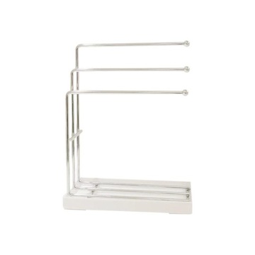 Zlew, stojak na odpływ, blat, półka na ściereczki