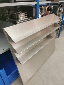 ПОЛКА ДЛЯ СПЕЦИЙ, НЕРЖАВЕЮЩАЯ СТАЛЬ, ширина 120 см.