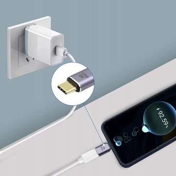 АДАПТЕР USB type-C USB-C — USB-C ЧЕРНЫЙ ПРЕМИУМ-КОРД