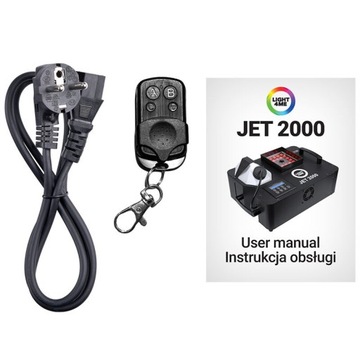 ВЕРТИКАЛЬНЫЙ ДЫМОГЕНЕРАТОР СО СВЕТОДИОДНОЙ ПОДСВЕТКОЙ ИК ПУЛЬТ ДУ LIGHT4ME JET 2000