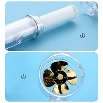 3-ЦВЕТНЫЙ ДУШЕВОЙ РУЧНОЙ С ТУРБИНОЙ И ФИЛЬТРОМ