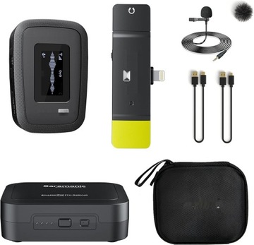 Saramonic Blink500 Pro Bezprzewodowy Mikrofon Lavalier Dual Channel dla iOS