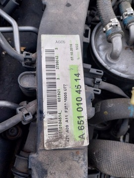 MERCEDES W253 X253 GLC MOTOR 2.2 CDI KOMPLETNÍ 651 921 115TYS 17R