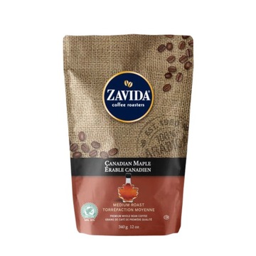 Zavida Canadian Maple syrop klonowy kawa ziarnista smakowa 340g
