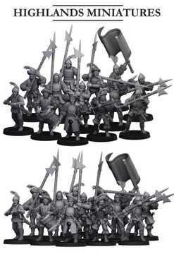 Батальон Санленд — Миниатюры Хайленда — 3D-печать