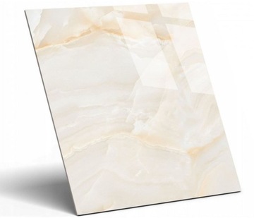 PŁYTKI BIAŁY SZARY MARMUR W BEŻ ONYX PODŁOGOWE ŚCIENNE 60x60 GAT I
