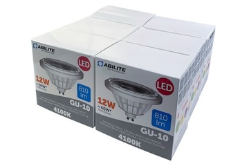 ABILITE Żarówka LED GU10 12W 230V 810LM biały neutralny AR111 ES111 /6-pack
