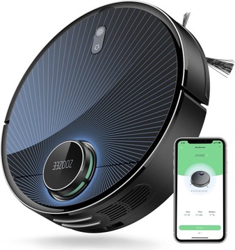 ROBOT SPRZĄTAJĄCY ODKURZACZ WIFI Alexa HEPA ZOOZEE Z70 APLIKACJA LASER MOP