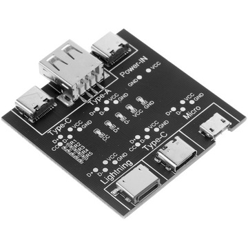 ТЕСТЕР КАБЕЛЯ USB C ДЛЯ ПЛАТЫ ОБНАРУЖЕНИЯ ЛИНИИ ПЕРЕДАЧИ ДАННЫХ